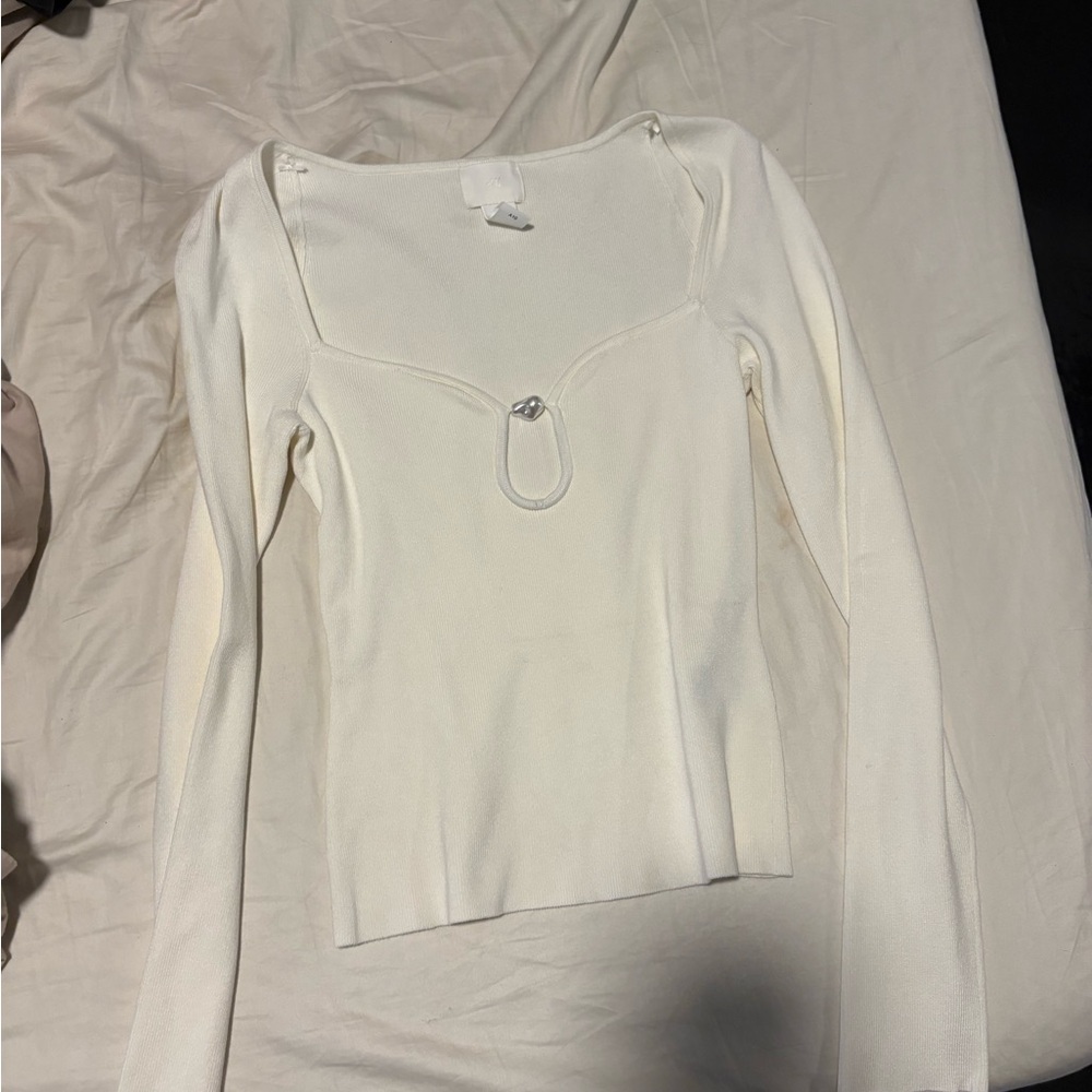 White pearl shirt